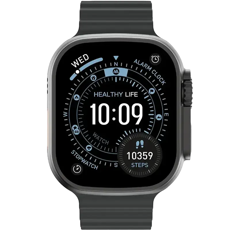 Green Lion Communicate 49 Ultra Smart Watch Black 1 Mascom International.webp